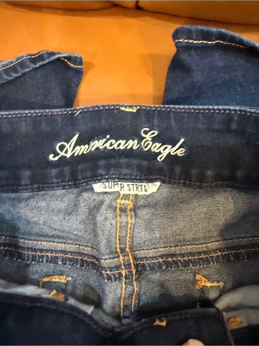 American Eagle Outfitters Dark Blue flare jeans - Picture 5 of 6